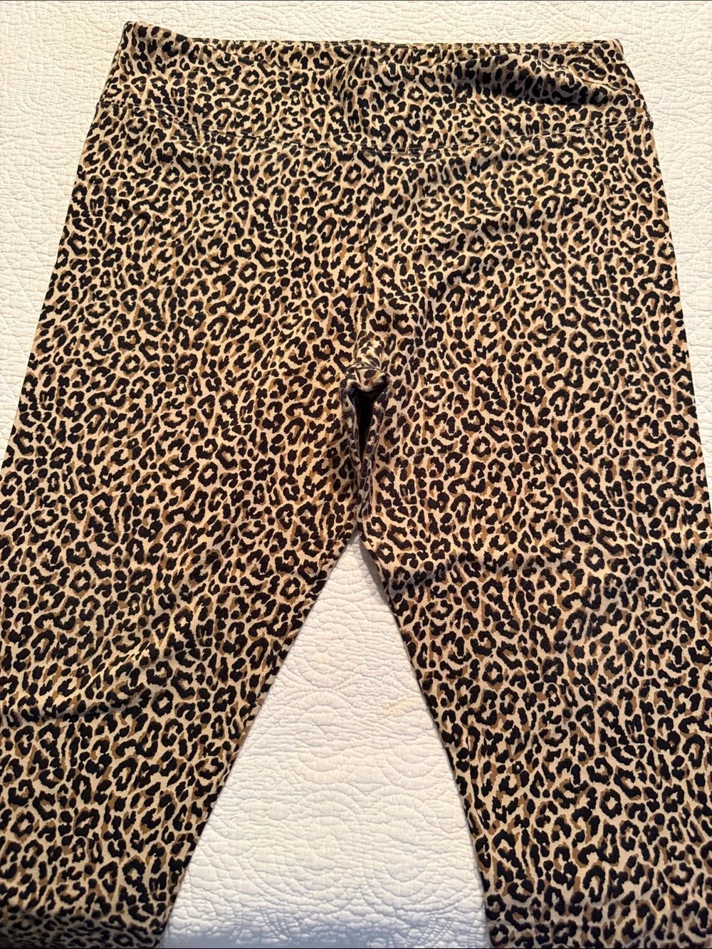 J. Crew Leopard Print Leggings in Tan and Black